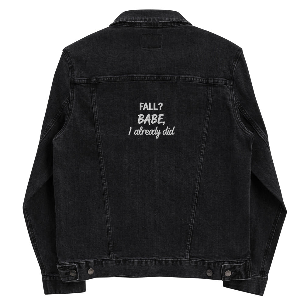 Fall Genderless Denim Jacket