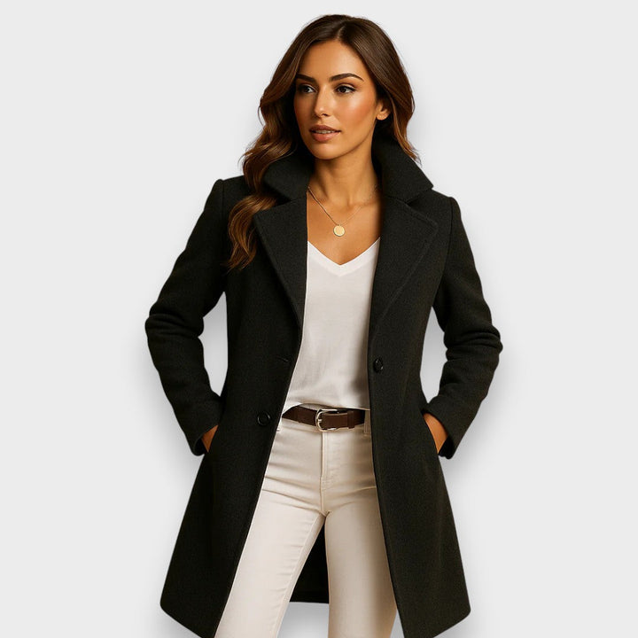 Olivia™ | Classic Double-Breasted Wool Coat